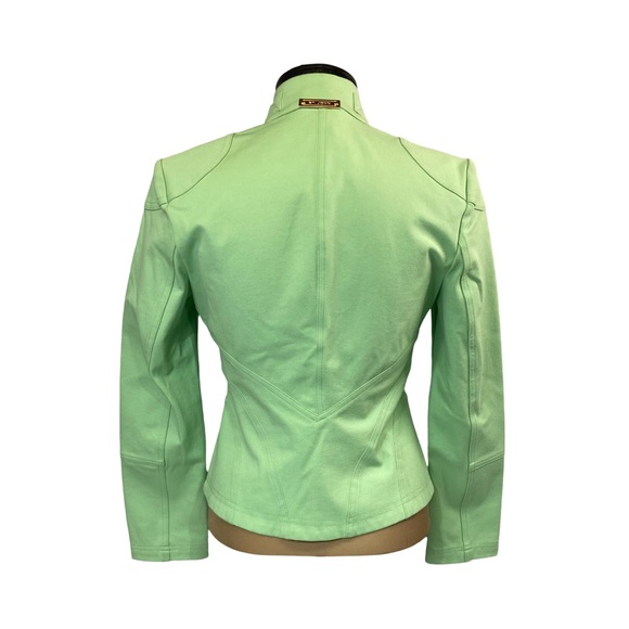 St. John Sport By Marie Gray Zip Front Green Jacket Size M - Picture 6 of 16